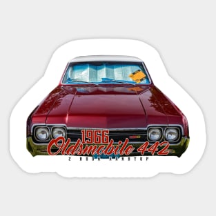 1966 Oldsmobile 442 2 Door Hardtop Sticker